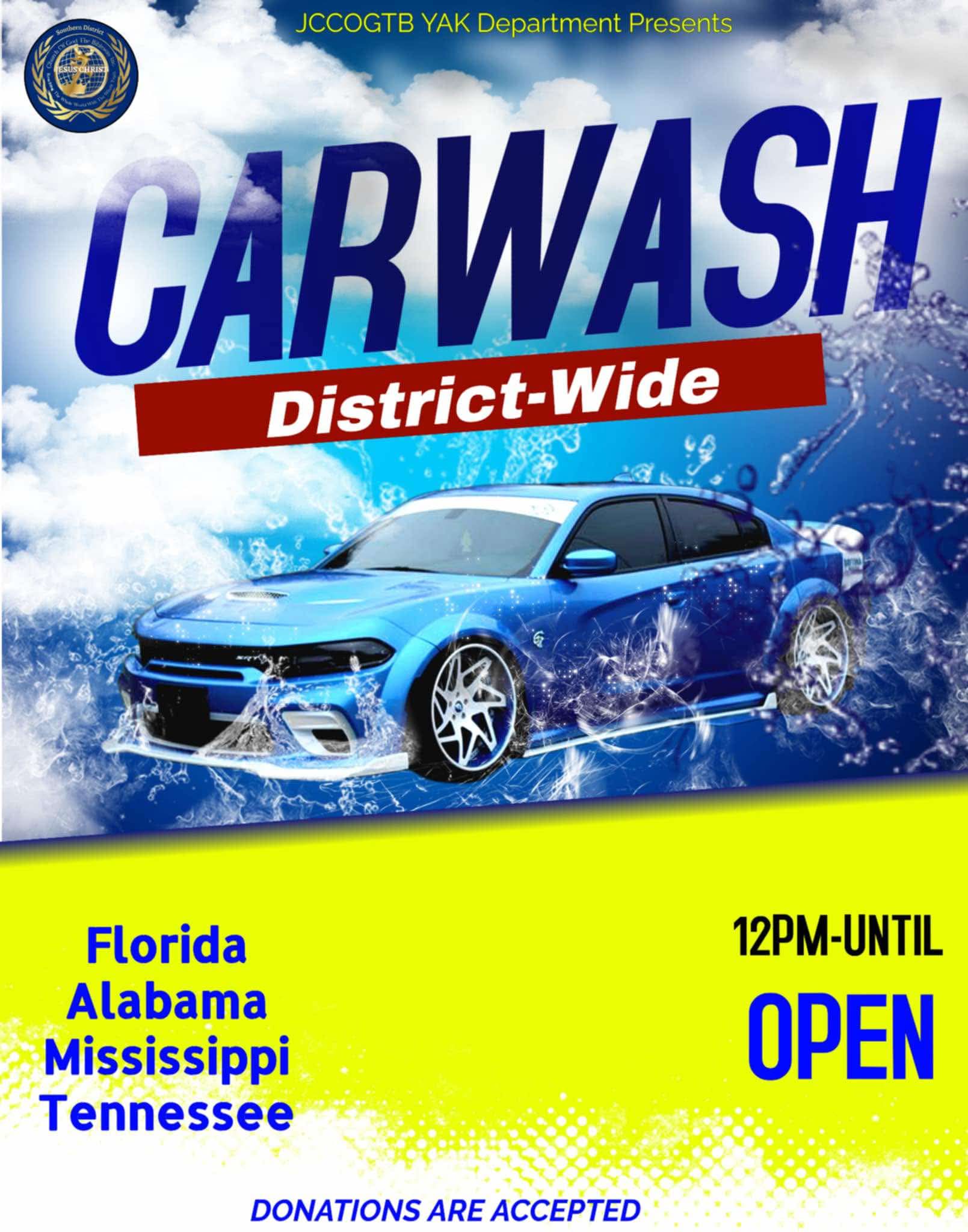 Youth Car Wash Flyer